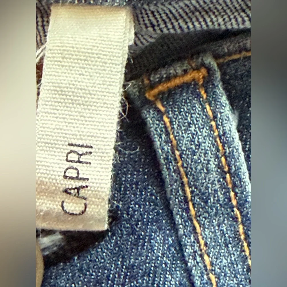 Rag & Bone Low Rise Cropped Capri Jeans Size 25 - Picture 8 of 11